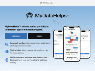 New MyDataHelps branding